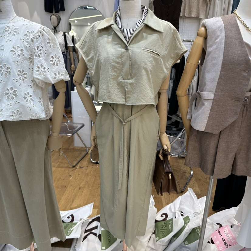 THE MOST-Q韓國代購女士新品職業熱賣時尚25春夏休閑連衣裙THE MOST連衣裙