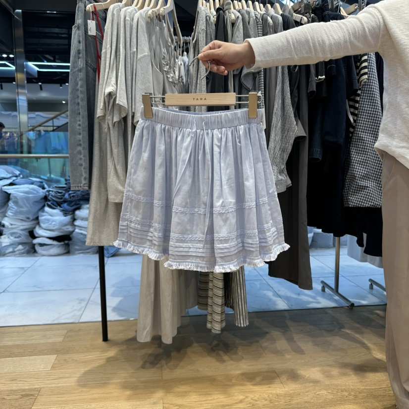 TARA直郵韓國代購㊣女裝新品推薦25春夏熱賣時尚人氣休閑短裙TARA短裙