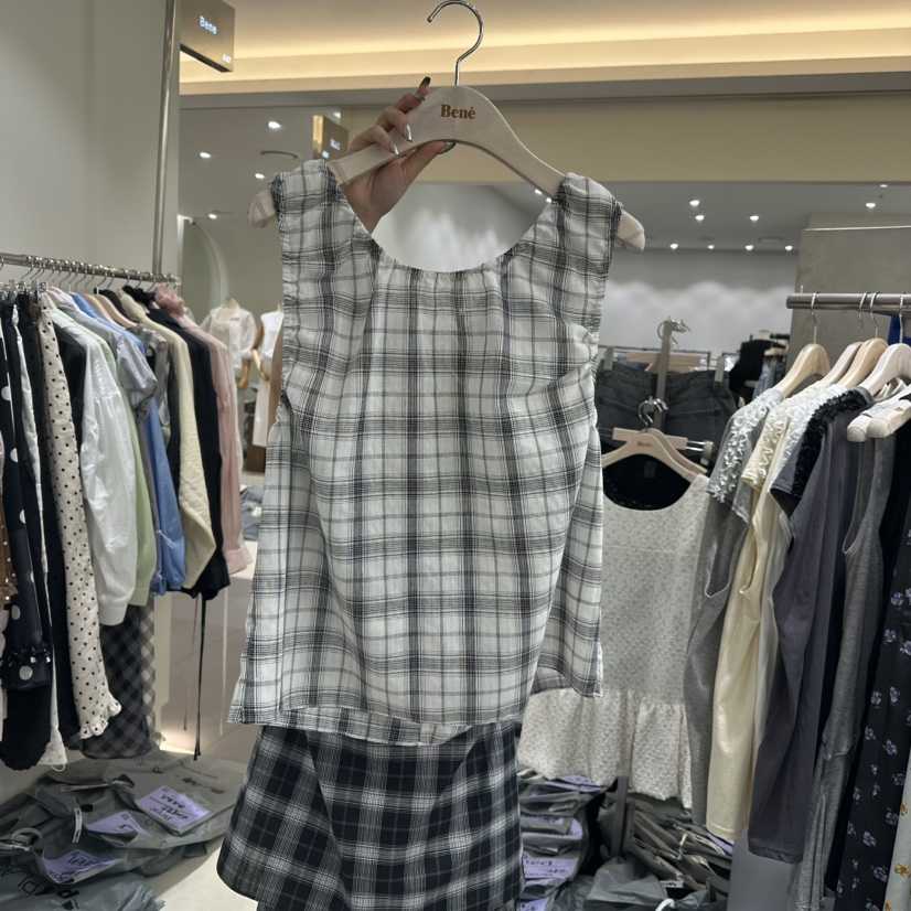 BENE韓國直郵女士新品真品人氣25春夏推薦職業熱賣吊帶背心BENE吊帶/背心