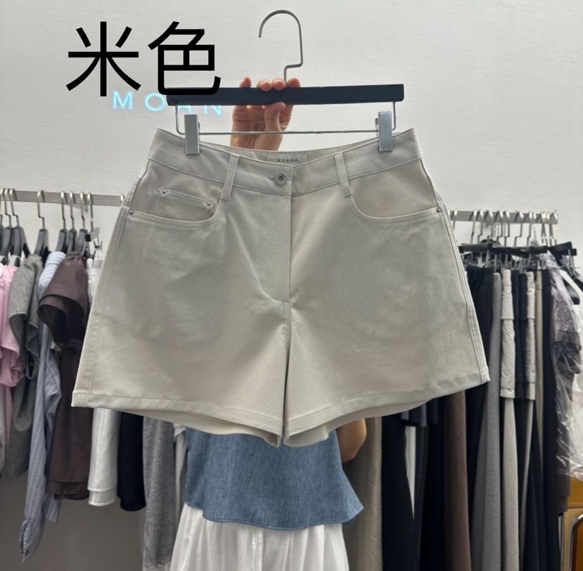 MOANA韓國直郵女士新品時尚休閑真品職業推薦25春夏熱賣短褲MOANA短褲