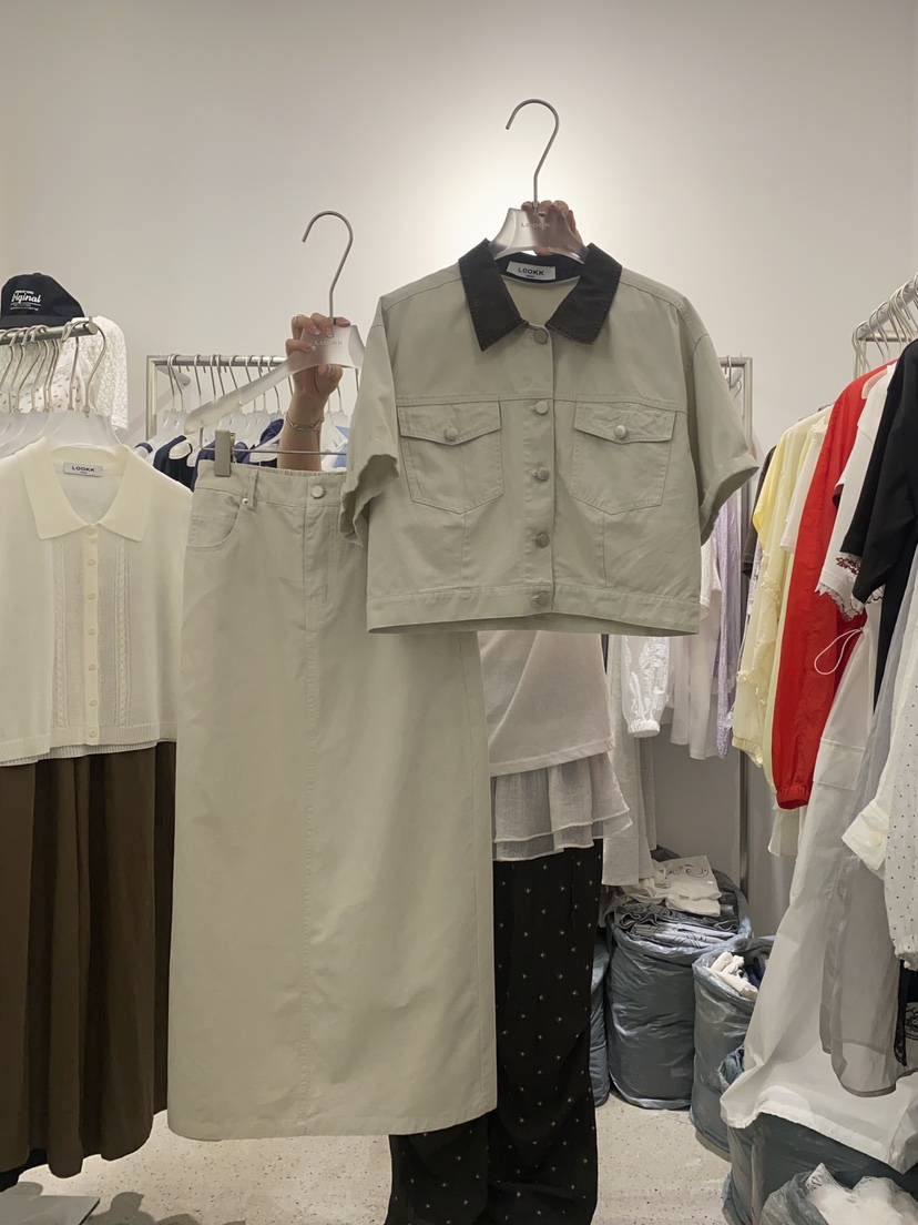 LOOKK東大門代購女士新款25春夏職業時尚人氣真品套裝兩件套LOOKK套裝