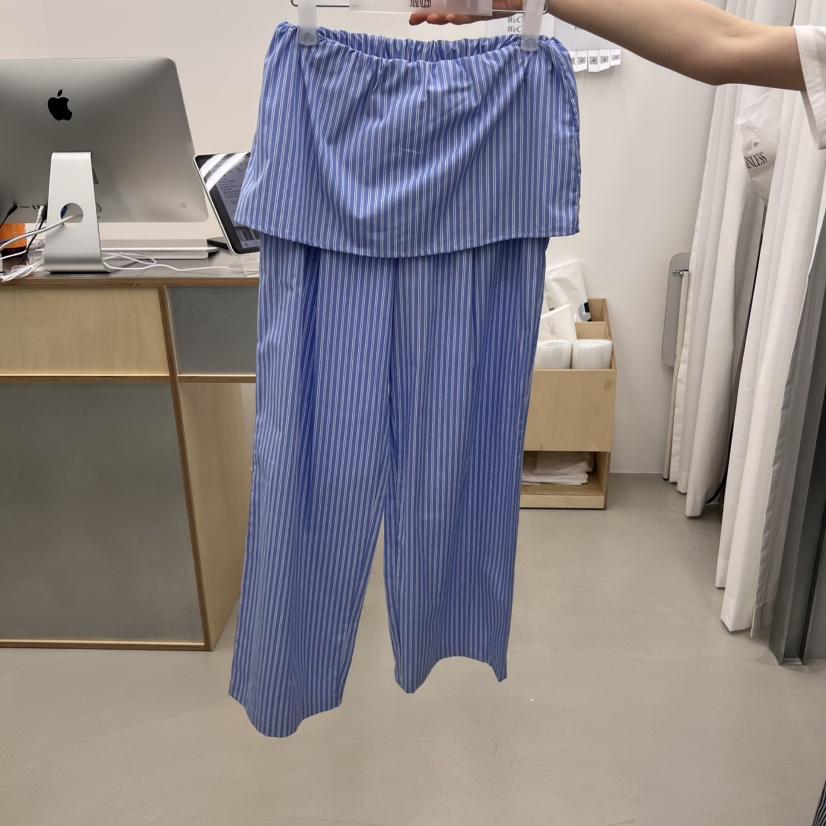 STAINLESS東大門代購女士新款職業休閑時尚真品人氣休閑褲條紋STAINLESS休閑褲