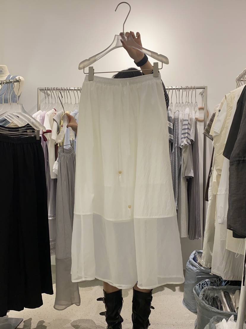 LOOKK東大門直郵女士新品25春夏推薦職業休閑熱賣時尚人氣長裙LOOKK長裙