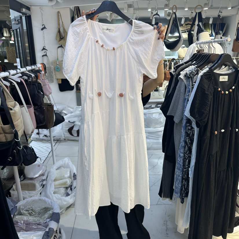 BAKHA韓國代購女裝新款真品職業25春夏休閑熱賣推薦時尚連衣裙BAKHA連衣裙