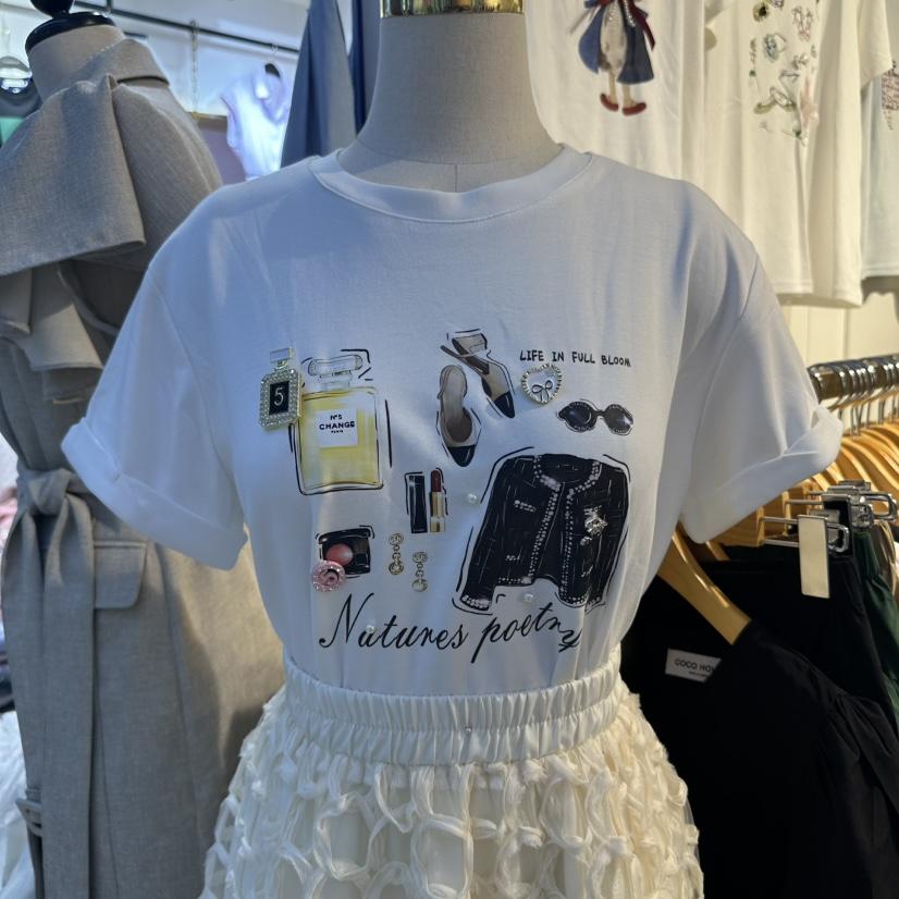 COCO HOLIC韓國直郵女裝新品熱賣人氣時尚推薦職業真品T恤COCO HOLICT恤