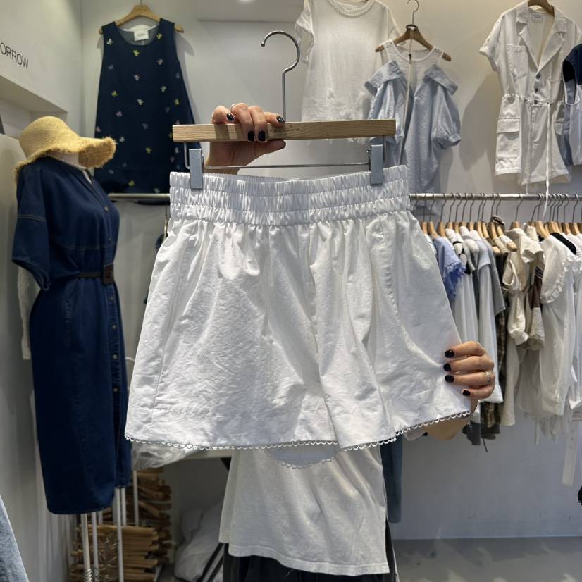 2MORROW東大門實拍女士新品推薦熱賣時尚休閑人氣職業短褲棉質2MORROW短褲