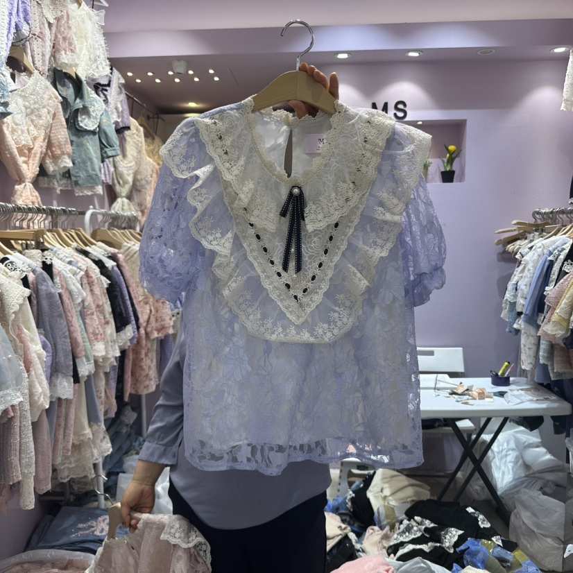 MS東大門直郵女裝新品熱賣推薦職業真品休閑人氣襯衫蕾絲衫MS襯衫/蕾絲衫