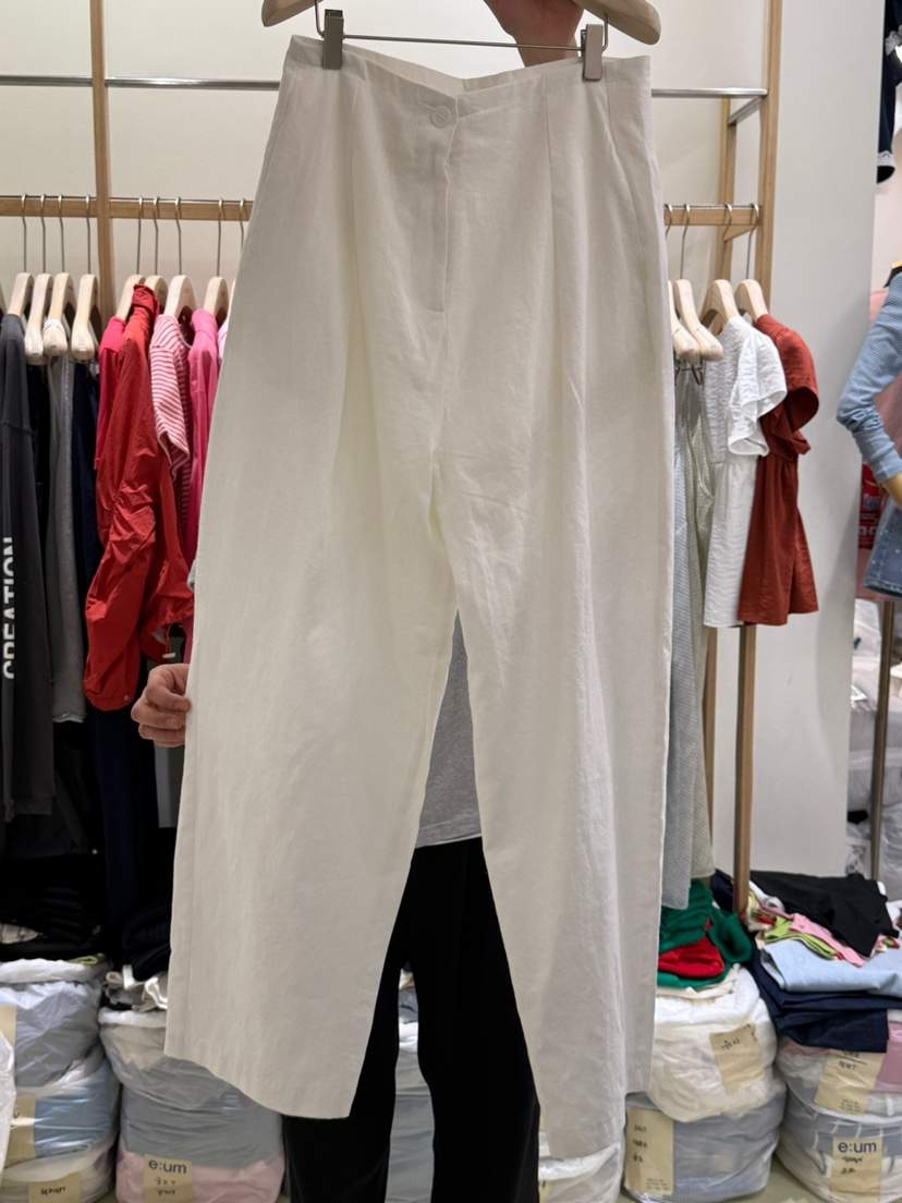 EUM韓國㊣直郵東大門代購女裝新款25春夏時尚熱賣休閑休閑褲EUM休閑褲