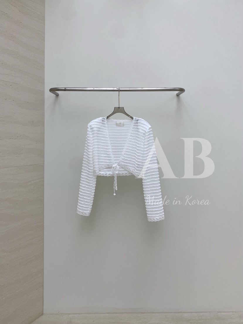 AB韓國代購女士新款真品25春夏時尚職業人氣襯衫蕾絲衫開衫AB襯衫/蕾絲衫