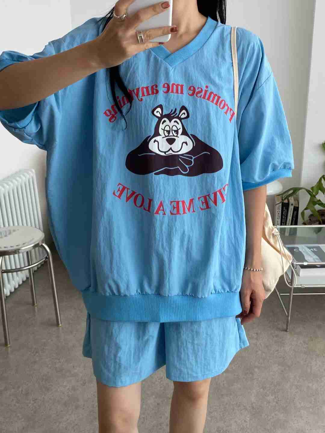 끌 벅지東大門實拍女裝新品時尚25春夏真品人氣熱賣套裝套裝Pull Buck套裝