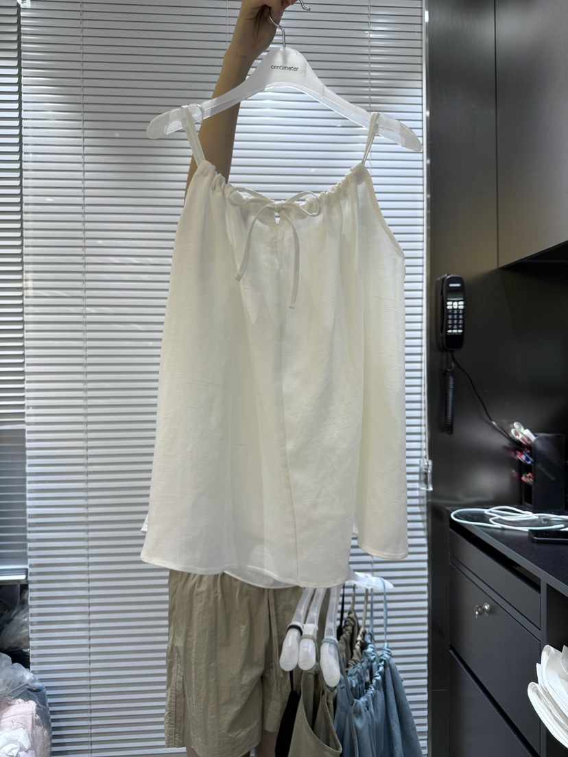 CM直郵韓國代購㊣女裝新品25春夏休閑人氣推薦熱賣吊帶背心CM吊帶/背心