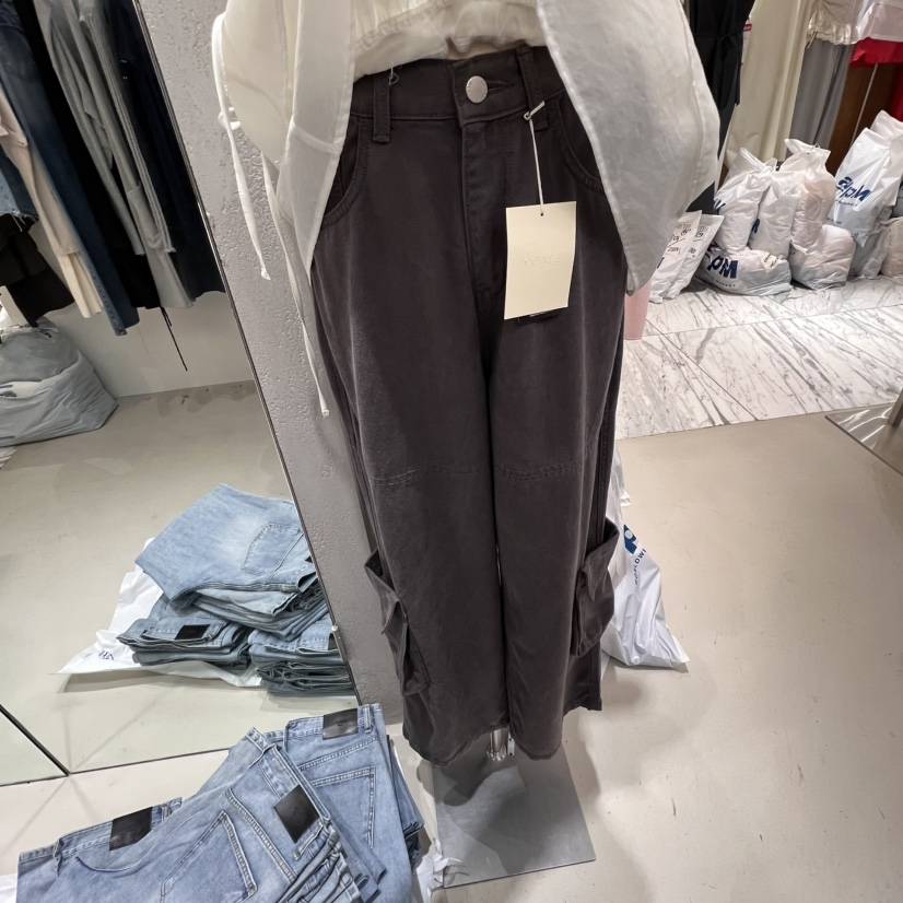 ACME韓國直郵㊣女裝新品熱賣時尚推薦休閑人氣25春夏牛仔褲口袋ACME牛仔褲