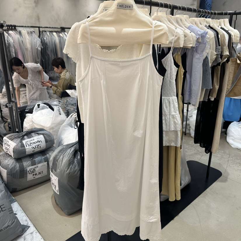 HELDER-P韓國直郵㊣女裝新品時尚推薦休閑人氣連衣裙刺繡棉質HELDER連衣裙