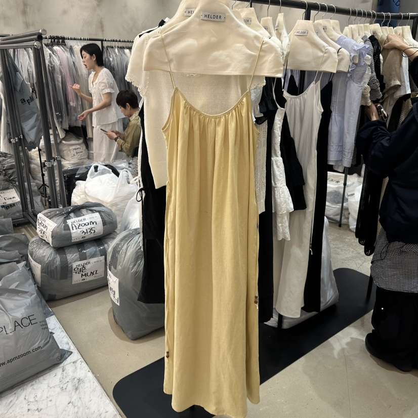 HELDER-P韓國㊣直郵東大門代購女裝新品人氣25春夏連衣裙亞麻布HELDER連衣裙