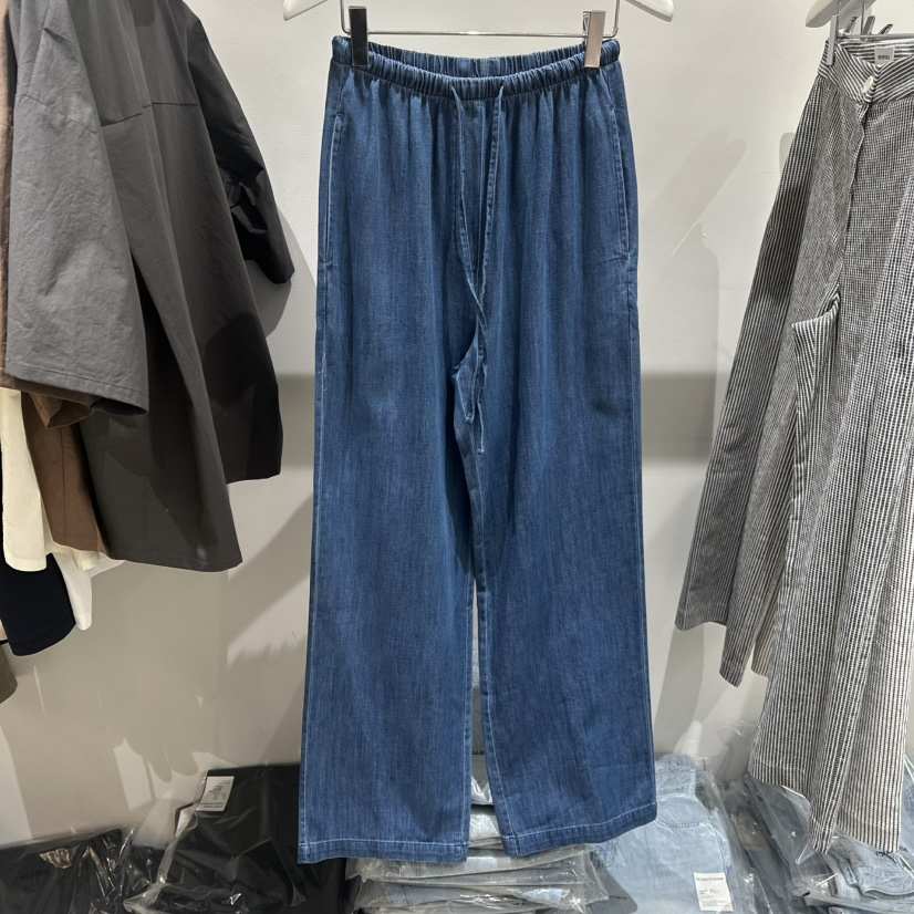HELVETICA韓國直郵㊣女裝新品熱賣人氣時尚推薦25春夏牛仔褲綁帶HELVETICA牛仔褲