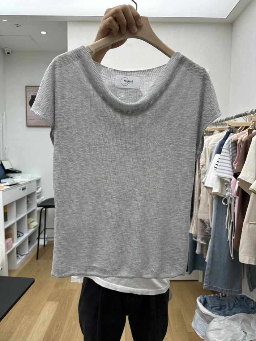 RE:FRESH-L直郵韓國代購㊣女裝新品推薦休閑25春夏熱賣T恤RE:FRESHT恤