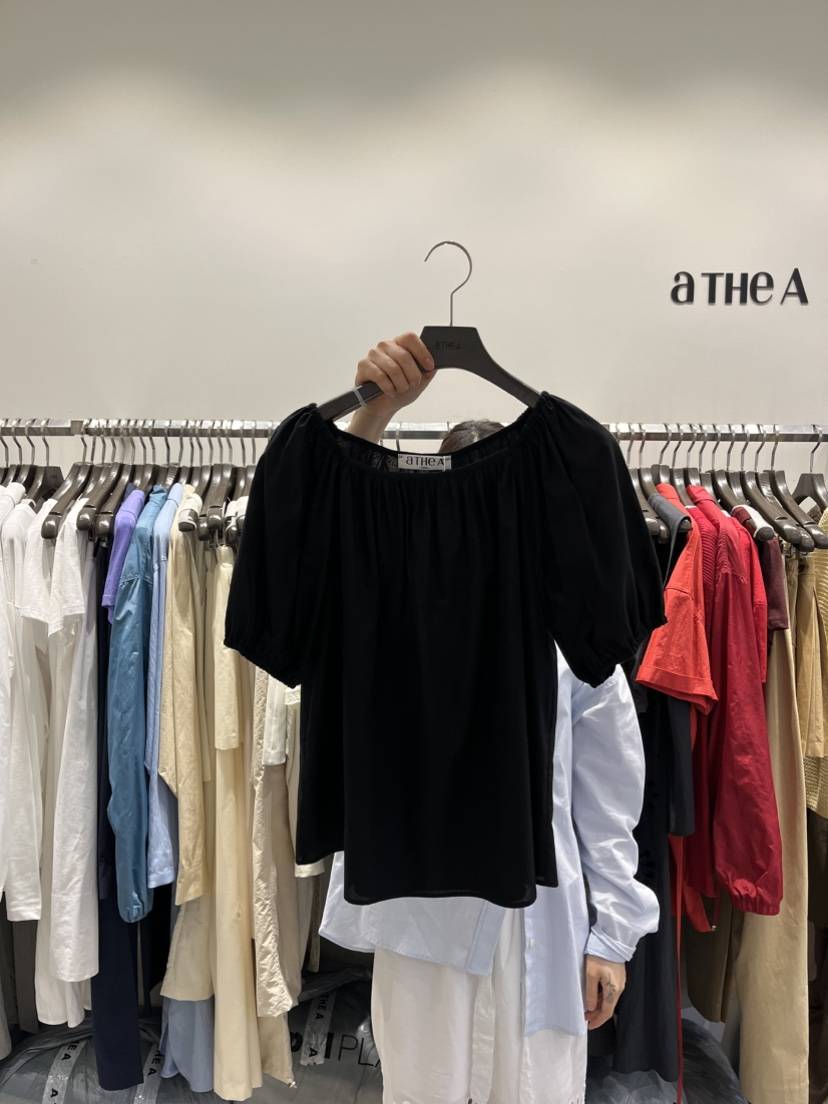 ATHEA韓國直郵㊣女裝新品熱賣25春夏人氣時尚推薦襯衫蕾絲衫ATHEA襯衫/蕾絲衫
