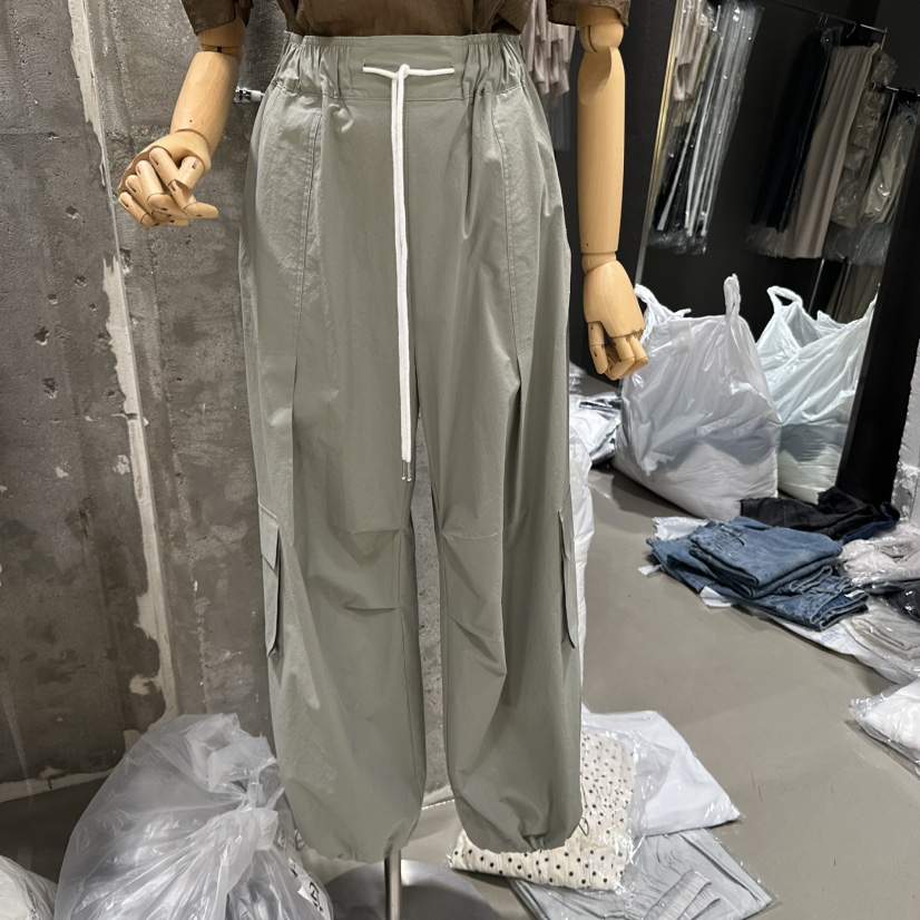 JUNI韓國直郵㊣東大門實拍女裝新品時尚推薦25春夏人氣休閑褲my juni休閑褲