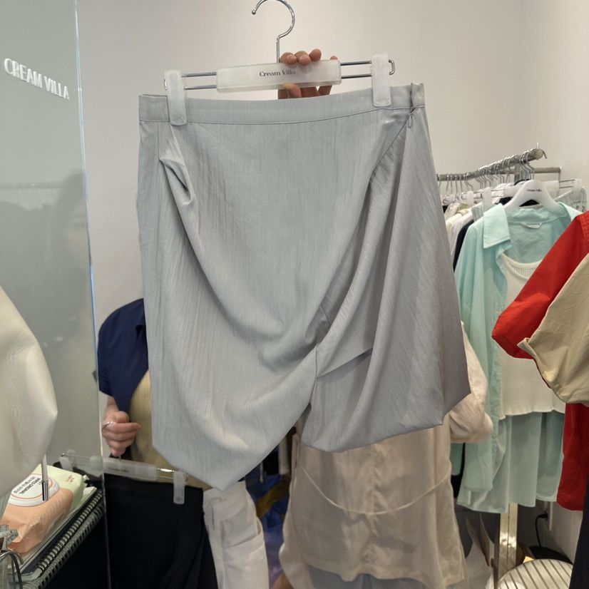 CREAM VILLA韓國直郵㊣東大門實拍女裝新品休閑短裙CREAMVILLA短裙