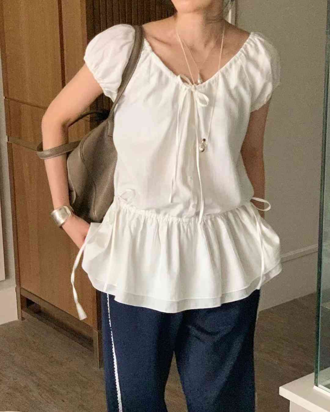 LONDON LACE-런던레이스-T直郵韓國代購㊣女裝新品熱賣襯衫蕾絲衫LONDON LACE襯衫/蕾絲衫