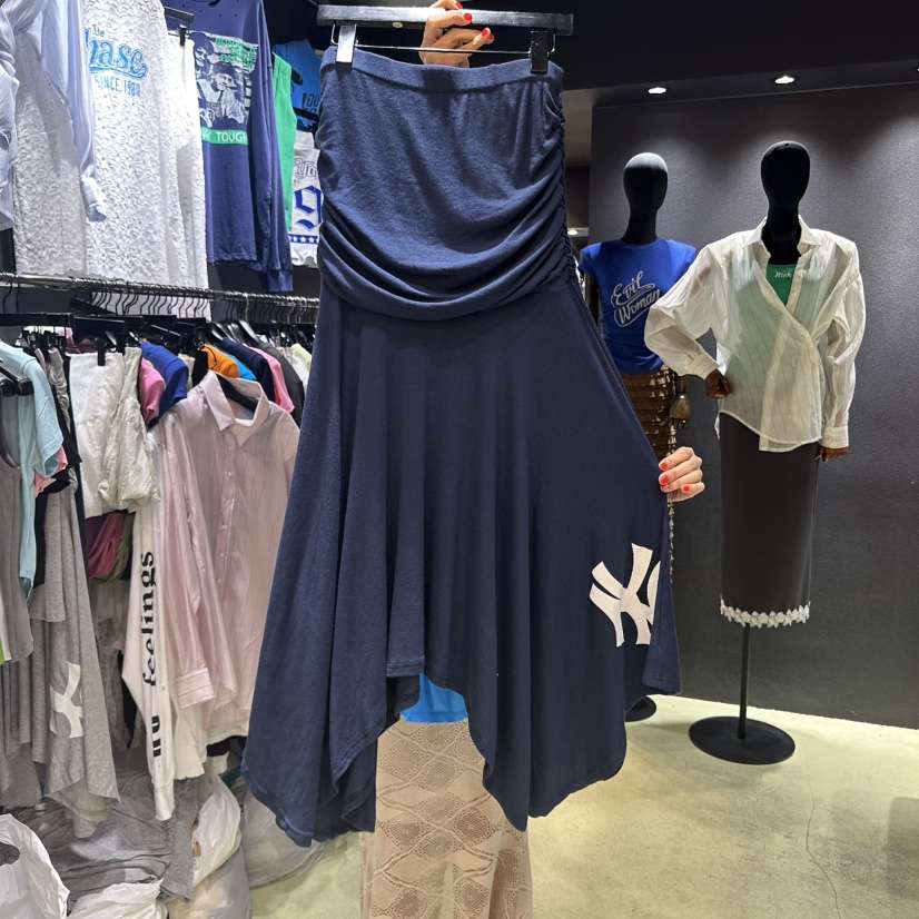 CHAVI韓國直郵㊣女裝新品人氣時尚推薦休閑25春夏熱賣長裙CHAVI長裙