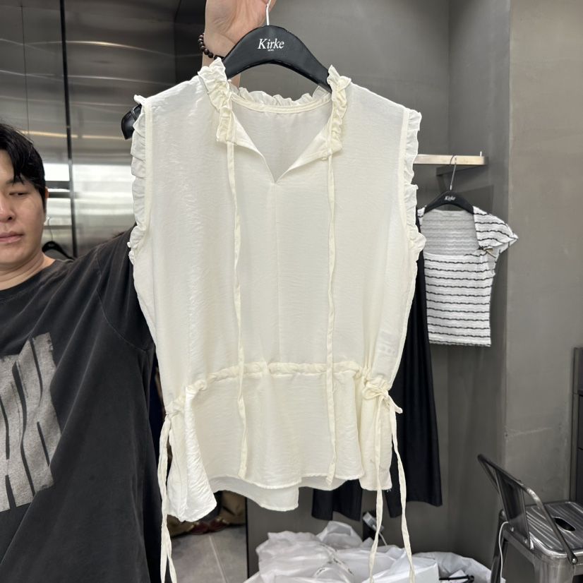 KIRKE韓國直郵㊣女裝新款人氣25春夏推薦熱賣時尚休閑吊帶背心KIRKE吊帶/背心