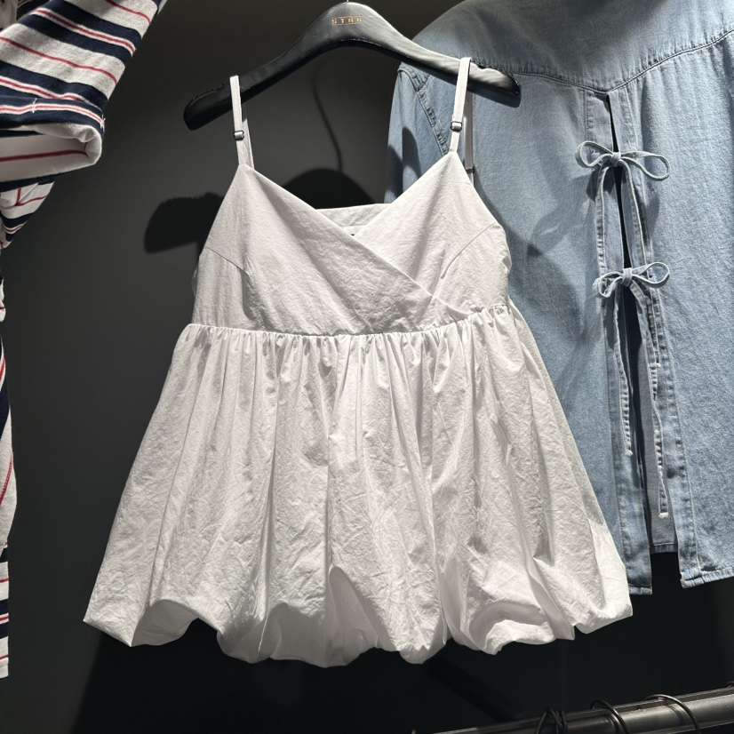 STAR-L直郵韓國代購㊣女裝新品25春夏休閑人氣時尚吊帶背心STAR-L吊帶/背心