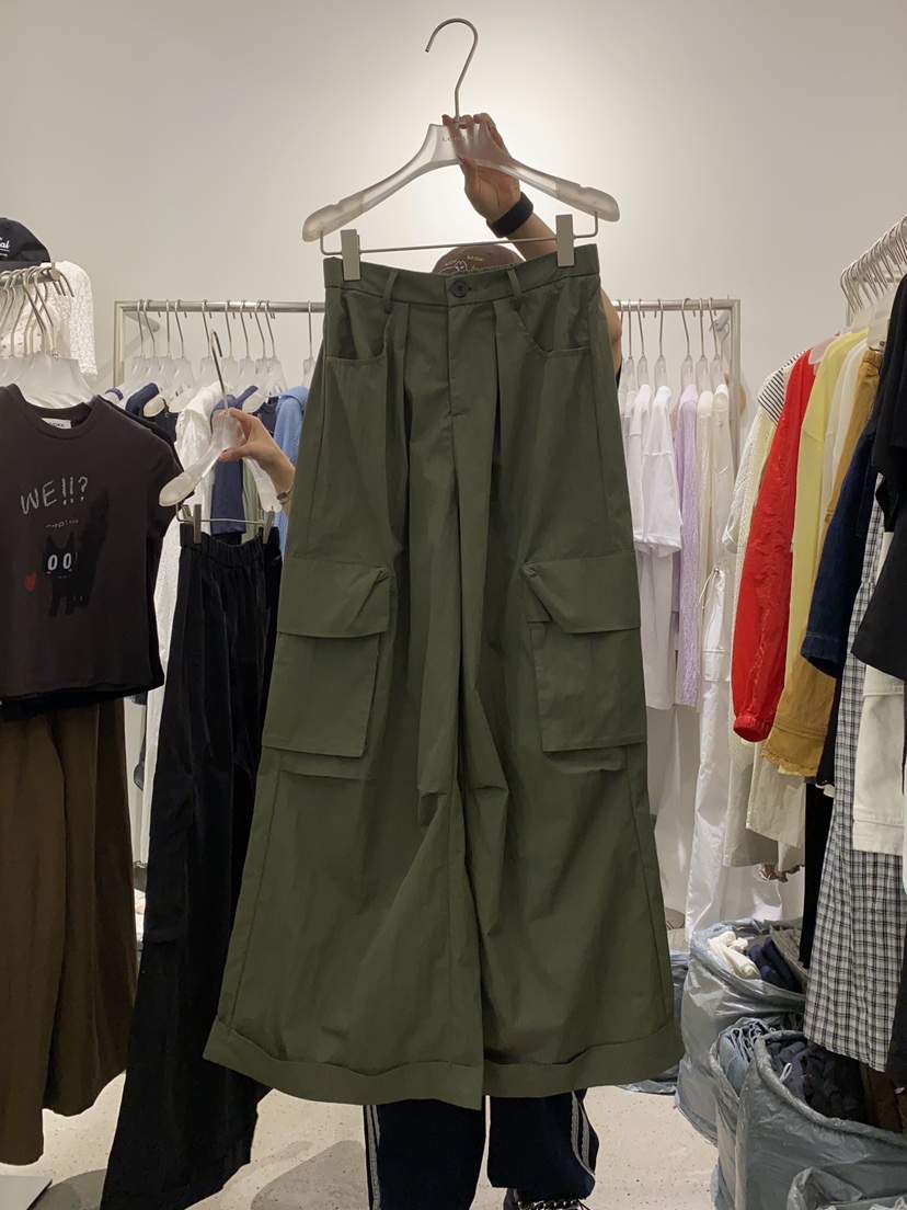 LOOKK直郵韓國代購㊣女裝新品推薦休閑25春夏熱賣時尚休閑褲LOOKK休閑褲