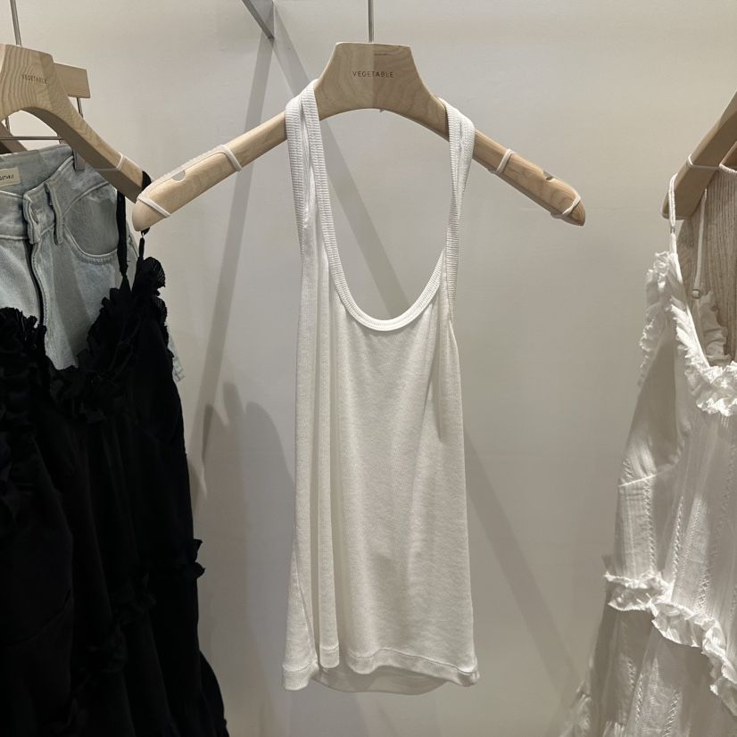 VEGETABLE直郵韓國代購㊣女裝新品熱賣休閑推薦25春夏吊帶背心VEGETABLE吊帶/背心