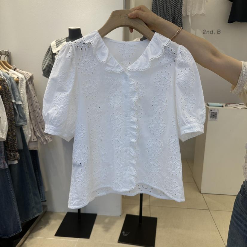2nd B-S韓國㊣直郵東大門代購女裝新品熱賣推薦襯衫蕾絲衫2nd B-S襯衫/蕾絲衫