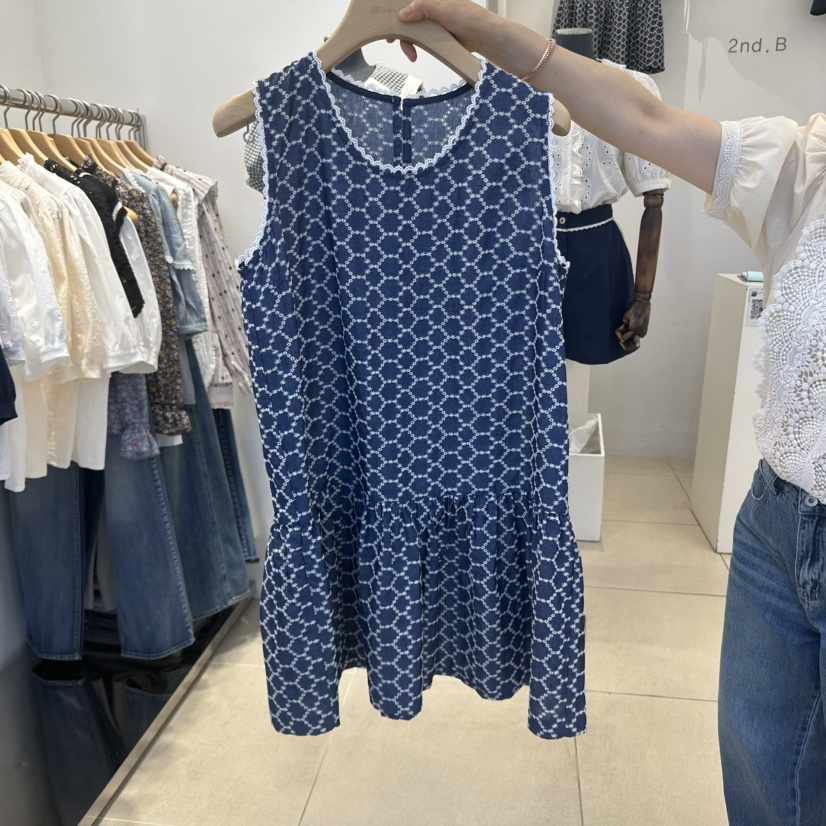 2nd B-S韓國直郵㊣女裝新品休閑熱賣人氣25春夏時尚連衣裙2nd B-S連衣裙