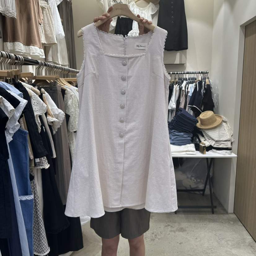 HOLYBANANA韓國㊣直郵東大門代購女裝新品25春夏時尚連衣裙groovy.H/HOLYBANANA連衣裙