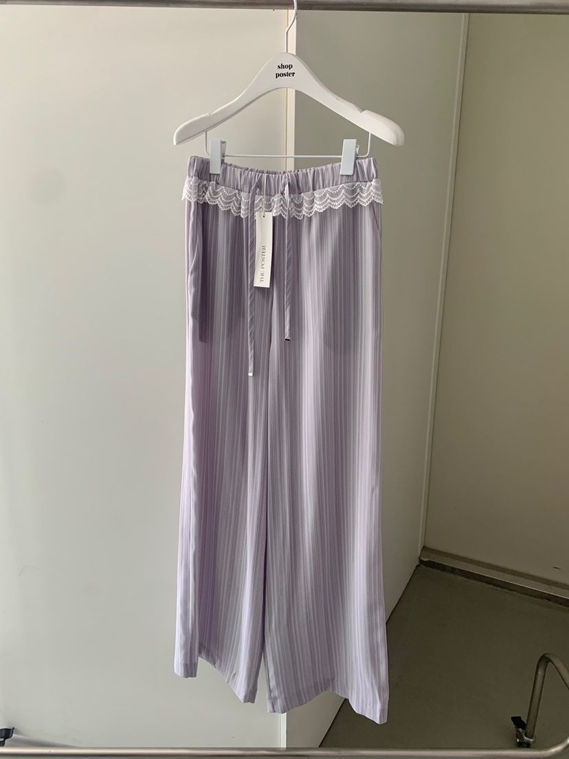 SHOP POSTER直郵韓國代購㊣女裝新款推薦人氣25春夏休閑褲SHOP_POSTER休閑褲