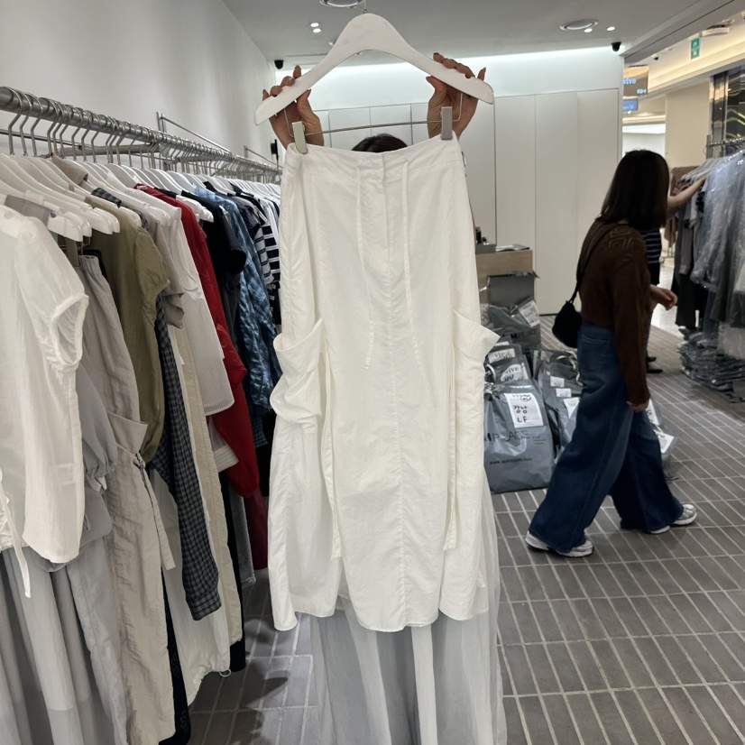 VIVE韓國㊣直郵東大門代購女裝新款時尚熱賣休閑推薦人氣長裙VIVE長裙