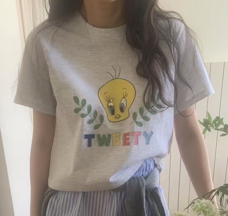 RAMIJ-라미제이-T東大門代購女士新品25春夏休閑時尚人氣T恤RAMIJ-라미제이-TT恤