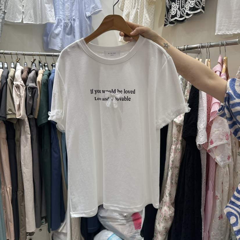 BIKINI韓國直郵㊣女裝新品時尚人氣25春夏推薦熱賣休閑T恤BIKINIT恤