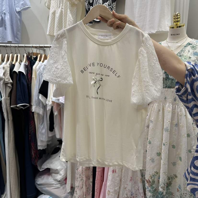 BIKINI韓國直郵㊣女裝新款人氣25春夏休閑熱賣時尚推薦T恤BIKINIT恤
