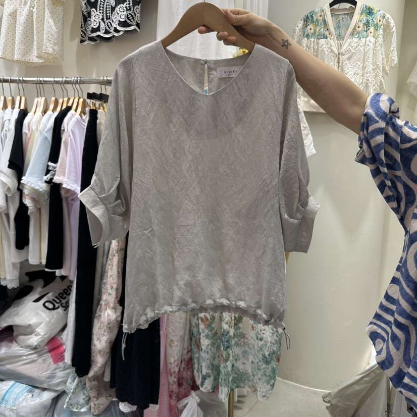 BIKINI韓國直郵㊣女裝新款推薦時尚休閑人氣熱賣襯衫蕾絲衫BIKINI襯衫/蕾絲衫