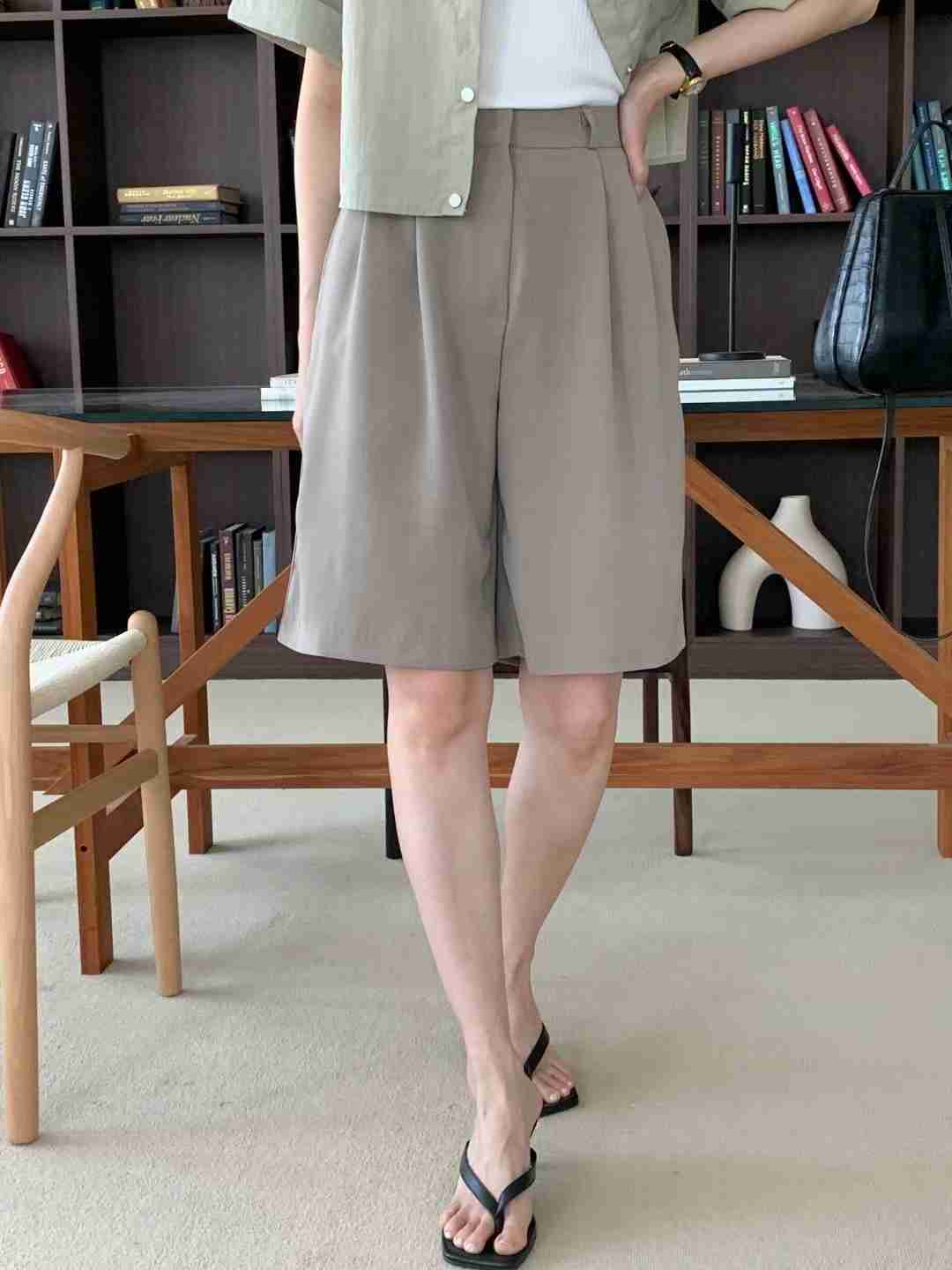OHNLE韓國直郵㊣東大門實拍女裝新款推薦25春夏休閑人氣短褲OHNLE短褲