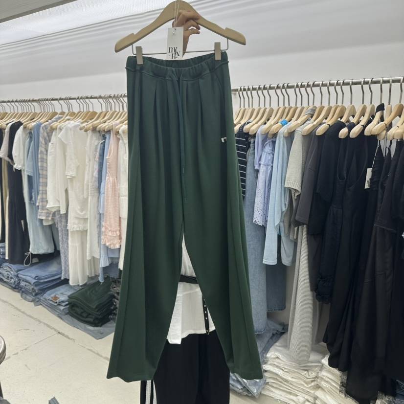 MIXXIN韓國㊣直郵東大門代購女裝新品人氣熱賣休閑休閑褲刺繡MIXXIN休閑褲