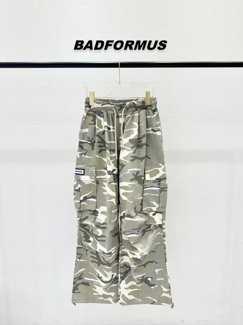 BADFORMUS韓國直郵㊣東大門實拍女裝新品25春夏熱賣時尚休閑褲BADFORMUS休閑褲