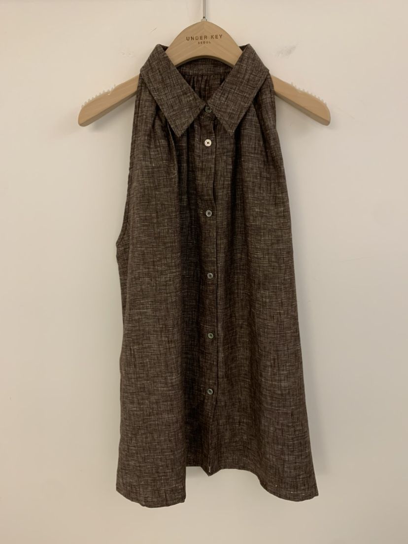 UNDER KEY韓國直郵㊣女裝新品時尚休閑熱賣25春夏吊帶背心UNDER KEY吊帶/背心