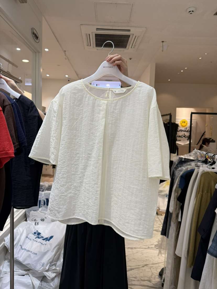 WOOD SAGE韓國㊣直郵東大門代購女裝新品休閑熱賣襯衫蕾絲衫WOOD SAGE襯衫/蕾絲衫