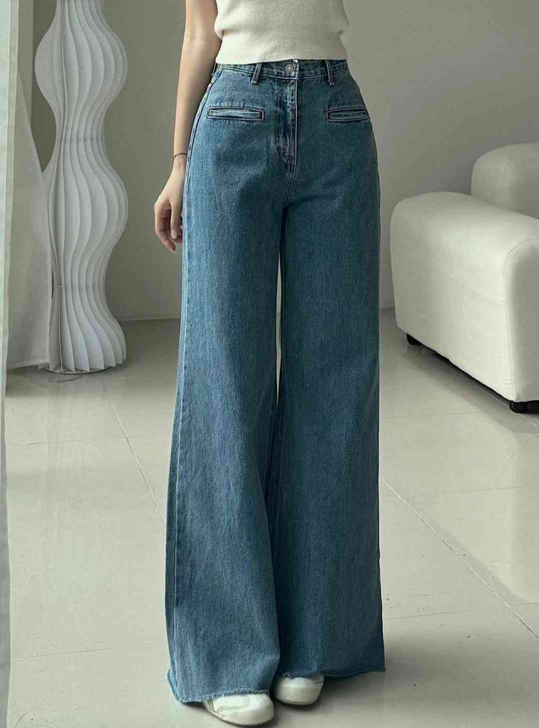 MELLDE東大門實拍女裝新款真品職業人氣推薦休閑時尚牛仔褲MELLDE牛仔褲
