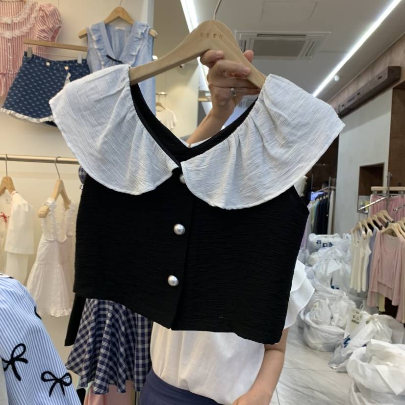 BEEN-A直郵韓國代購㊣女裝新款人氣休閑時尚推薦襯衫蕾絲衫BEEN-A襯衫/蕾絲衫
