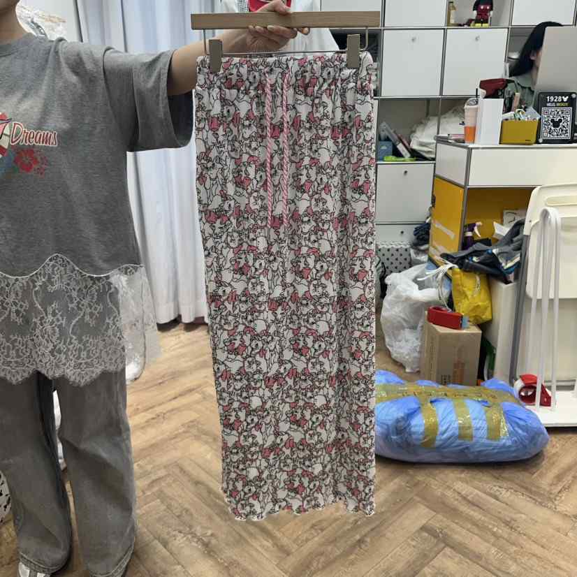 DE LINE韓國直郵㊣東大門實拍女裝新款推薦休閑25春夏長裙DE LINE長裙