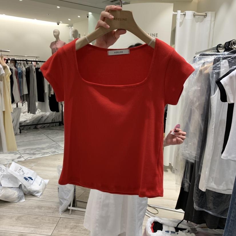 ADELINE韓國㊣直郵東大門代購女裝新品時尚熱賣人氣推薦T恤ADELINET恤