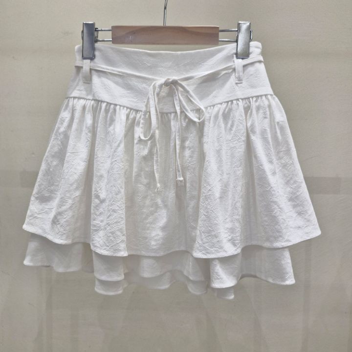 IF U-이퓨-T韓國㊣直郵東大門代購女裝新款休閑25春夏短裙IF U短裙