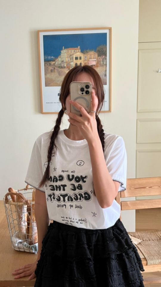 HEY/TO SEWING韓國㊣直郵東大門代購女裝新款熱賣休閑T恤BY HEY/TO SEWINGT恤