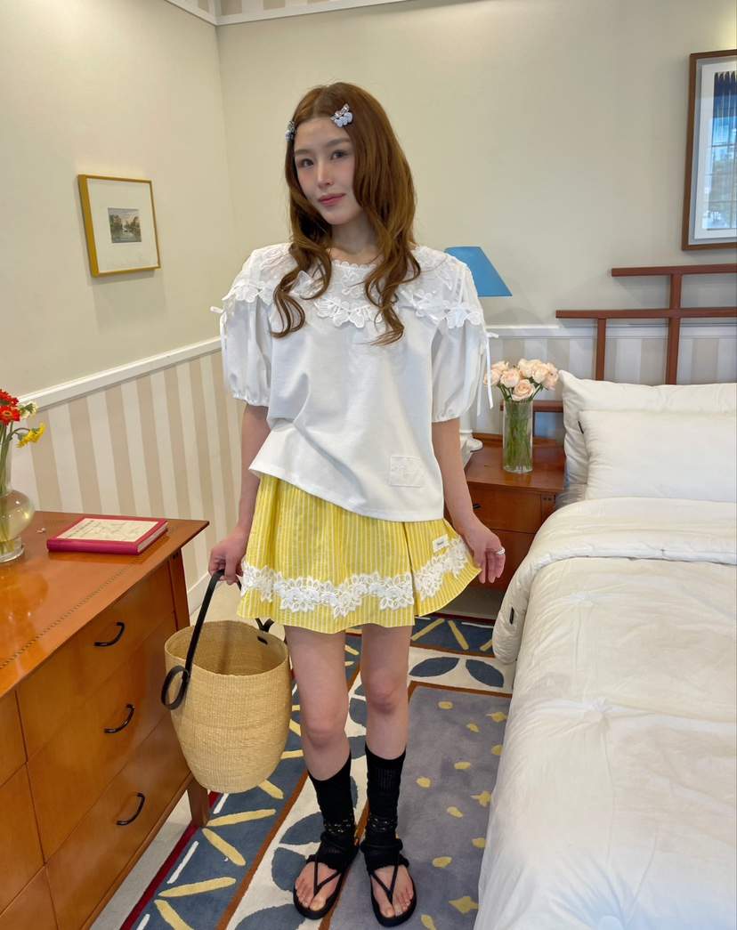 BOUTIQUE-L韓國㊣直郵東大門代購女裝新品休閑熱賣人氣T恤BOUTIQUE-LT恤